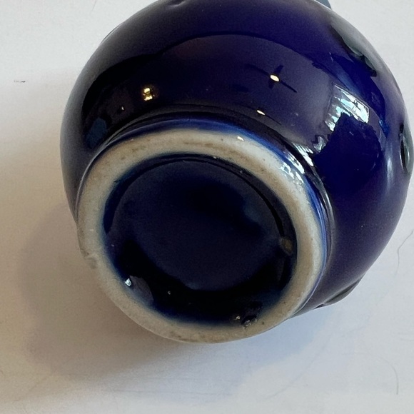 Vintage Ceramic Drip Glaze Pottery bud vase - Picture 4 of 4